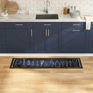 VidaXL Tapis De Cuisine Other Espace De Chef 45 X 150 Cm Velours