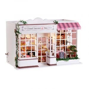 Dam Magasin de bonbons temps des baies. Maquette 3d r&eacute;aliste.