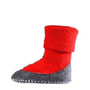 Image de Falke Cosyshoes, Chaussettes Cosyshoe enfants uni, Rouge (Fire), 33-34 (Taille fabricant: 33-34)