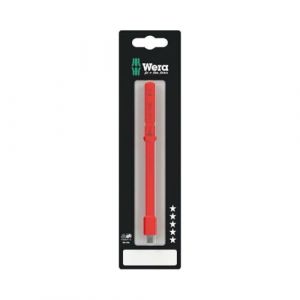 Wera 05073702001 Lame/adaptateur Kraftform Kompakt A VDE 712 i SB, isol&eacute;e, pour douilles 1/4", 1/4" x 154 mm