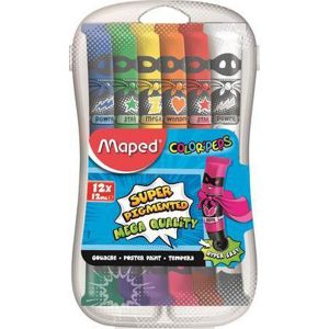 Maped Peinture Color'Peps - 12 tubes de gouache 12 ml Super-Heros