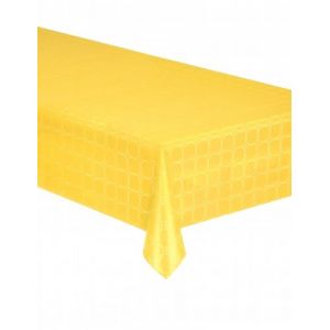 Nappe en rouleau papier damassé jaune