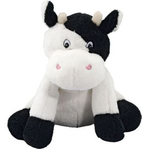 Image de Mbw - Peluche vache - CLARA - 60082 - noir et blanc