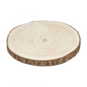 Secret de Gourmet - Assiette de Pr&eacute;sentation "Marron Glac&eacute;" 30cm Naturel