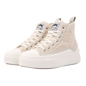 British Knights Baskets FEMME Bk beige et à lacets
