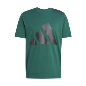 Adidas Homme Essentials BIG Logo Single Jersey Tee, Collegiate Green/Black, S