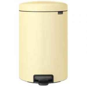 Brabantia Poubelle Jaune 20 Litres P&eacute;dale Contemporaine