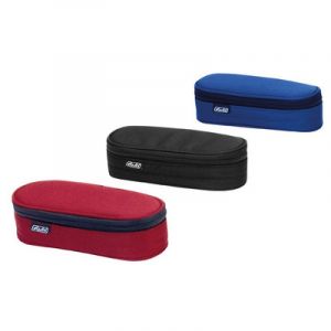 Herlitz Trousse, en nylon, noir - Lot de 2