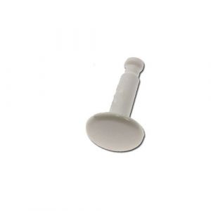 Electrolux Bouton de programmateur blanc longeur 18,6mm