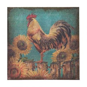 Biscottini Impressions Vintage 41x41x2 cm | Impression sur toile de jute | Impressions murales Vintage | Impressions sur toile brute | Peintures Vintage Salon