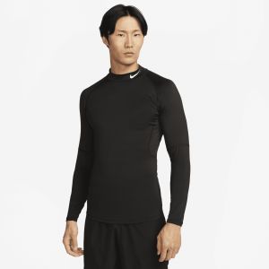 Nike Haut de fitness à manches longues et col montant Dri-FIT Pro pour homme - Noir - Taille XL - Male