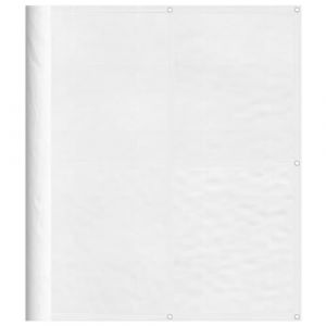 VidaXL Écran De Balcon Blanc 120x1000 Cm 100% Polyester Oxford