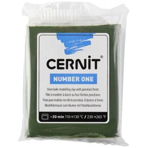 Image de Cernit Number one - Vert olive 56 gr