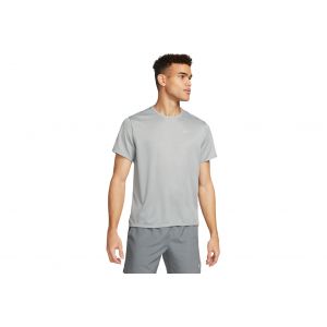 Nike Dri-Fit UV Miler M vêtement running homme Gris/argent - Taille S