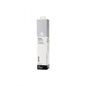 Cricut Smart Iron-on | Argent | 2,7 m (9ft) | Vinyle de transfert de chaleur (HTV) | Pour une utilisation Explore 3 et Maker 3