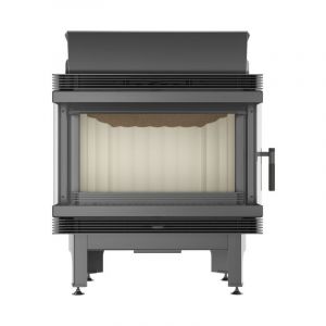 Azura home design Insert cheminée BLANKA 12 BS 3 côtés vitrés