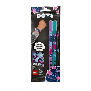 Lego DOTS 41934 Les bracelets Lumière étoilée Bracelet enfants à faire soi même, loisir créatif DIY, Bijoux pour enfant