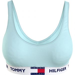 Tommy Hilfiger Underwear Bralette Logo Underband XS Aqua Glow