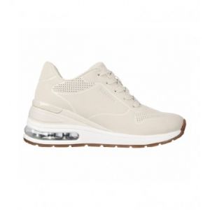 Skechers Chaussures basses Uno Air de type running &agrave; talon compens&eacute; int&eacute;rieur avec bulle d'air Naturel - Taille 39
