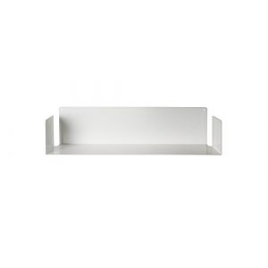 TEEbooks - Étagères Murales - Acier - Blanc - L 60cm, P 15cm, H 15cm