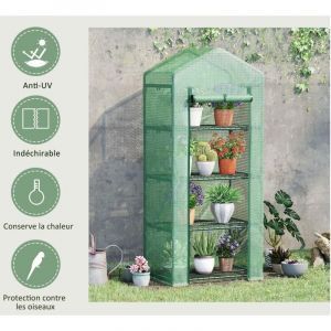 Hobby Tech SERRES DE Jardins ET DE BALCONS 69L x 49l x 155H cm