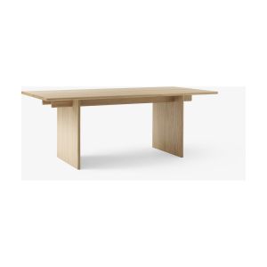 &tradition Table à manger rectangulaire en chêne 200x95x74cm Ita OS1