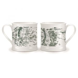 Half Moon Bay Mug de Le Seigneur Des Anneaux - Terre Du Milieu - pour Unisexe - blanc