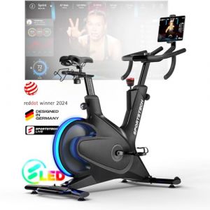 SBikeLite Sportstech - Vélo elliptique - Résistance réglable - Charge max. 120 kg - Poids roue 16,5 kg -vélo d appartement
