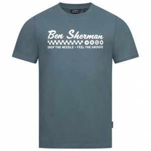Ben Sherman Feel the Groove Hommes T-shirt 1012965-BLEU BLEU