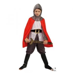 Ruedelafete D&eacute;guisement enfant chevalier rouge taille 10/12 ans