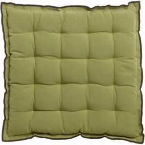 Declikdeco Galette de chaise Grace recyclée Vert jardin