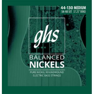 Image de GHS 5M-NB - Jeu de 5 cordes guitare basse - Balanced Nickel - Medium 44-130