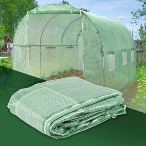 B&acirc;che de rechange pour serre de jardin tunnel 6m&sup2; film de serre pe 2x3x2 m vert