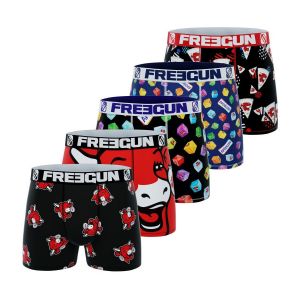 Image de Freegun Boxers Lot de 5 boxers homme La vache qui rit
