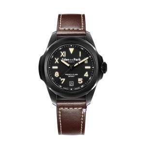 Eden Park Montre Homme - EP12250G147 Bracelet Cuir Marron