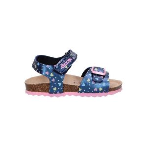 Geox Bébé Fille B Sandal Chalki Girl, Bleu Marine Rose, 20 EU