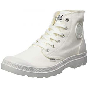 Palladium Pampa Hi Monochrome, Basket Mixte, Star White, 45 EU