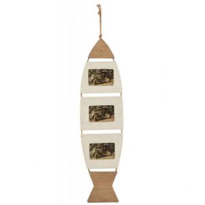 Image de Prix Cadre Photo Suspendu Poisson 91cm Blanc & Beige