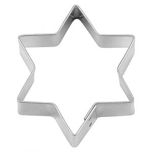 Staedter Emporte-pièce en Forme étoile 6 Points, Argent, Acier Inoxydable, Silver, 9 x 2.5 cm
