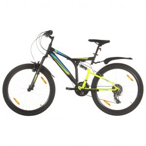 Image de VidaXL Vélo de montagne 21 vitesses Roue de 26 pouces 49 cm Noir