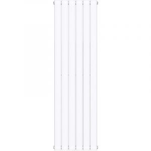 Radiateur pour Chauffage Central Radiateur à Eau Chaude Design Vertical Panneau Monocouche Blanc 160x46cm - Blanc - Sogood