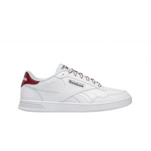 Reebok Mixte Court Advance Basket, FTWR White Classic Maroon F23 Core Black, 37.5 EU