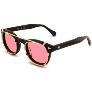 Xlab Unisex Clip-on 01 Oro/Rosa polarizzato per 8004 stile moscot calibro 48mm S'approvisionner Ac&eacute;tate Or Rose Pantos Polaris&eacute;