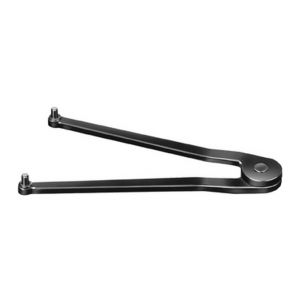 AMF Cl&eacute; &agrave; ergots, r&eacute;glable, Capacit&eacute; de serrage : 7-40* mm, &Oslash du tenon 1,5 mm, Long. du tenon 2,0 mm, Long. : 115 mm, Epais. : 3,0 mm