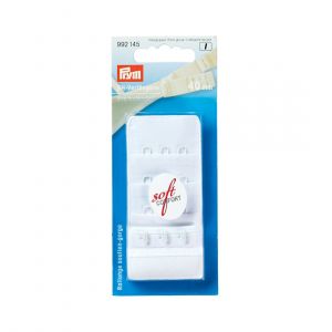 Image de Prym Rallonge attache de soutien-gorge, crochet 3x3, 40mm, blanc