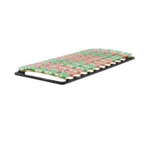 Monmobilierdesign KEPT Sommier à lattes ergonomique avec plots de soutien 80x200 cm sans pieds