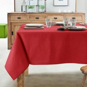 Coucke Serviette de Table 45x45cm - Couleur - Cerise