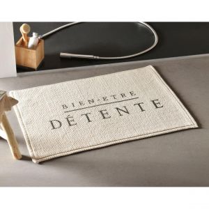 Tapis de bain BIEN ETRE - beige