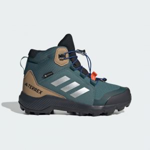 Adidas Bottes Terrex Mid GORE-TEX Randonnée bleu marron enfant - 34