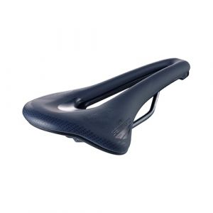 San Marco Selle SHORTFIT 2.0 Supercomfort Racing - Selle Gravel Bikepacking, Légère, Confortable, Trou Anatomique, Gel, Cadre Acier - Taille L3, Bleu